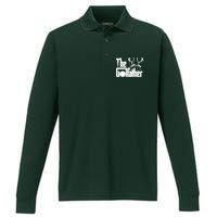 The Golf Father Funny Golfing Performance Long Sleeve Polo