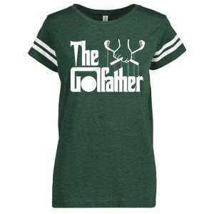 The Golf Father Funny Golfing Enza Ladies Jersey Football T-Shirt