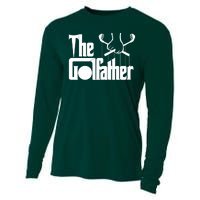 The Golf Father Funny Golfing Cooling Performance Long Sleeve Crew