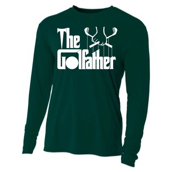 The Golf Father Funny Golfing Cooling Performance Long Sleeve Crew