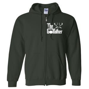 The Golf Father Funny Golfing Full Zip Hoodie