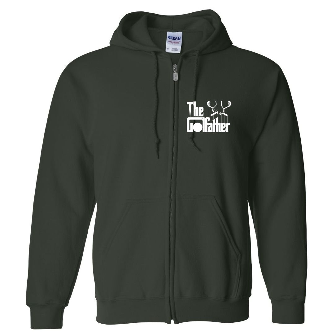 The Golf Father Funny Golfing Full Zip Hoodie