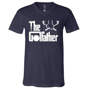 The Golf Father Funny Golfing V-Neck T-Shirt