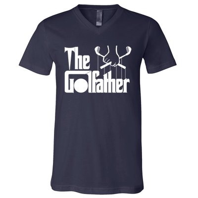 The Golf Father Funny Golfing V-Neck T-Shirt