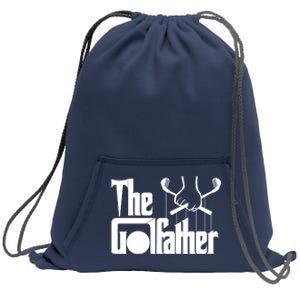 The Golf Father Funny Golfing Sweatshirt Cinch Pack Bag