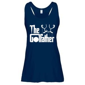 The Golf Father Funny Golfing Ladies Essential Flowy Tank