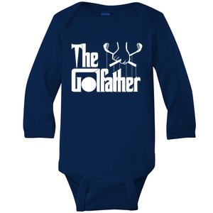 The Golf Father Funny Golfing Baby Long Sleeve Bodysuit