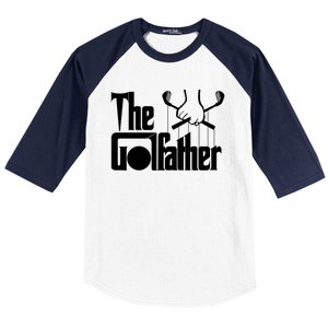 The Golf Father Funny Golfing Baseball Sleeve Shirt