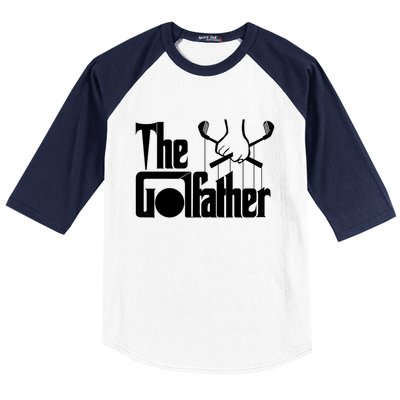 The Golf Father Funny Golfing Baseball Sleeve Shirt