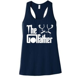 The Golf Father Funny Golfing Women's Racerback Tank