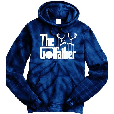 The Golf Father Funny Golfing Tie Dye Hoodie