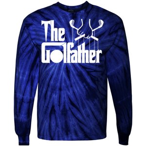 The Golf Father Funny Golfing Tie-Dye Long Sleeve Shirt