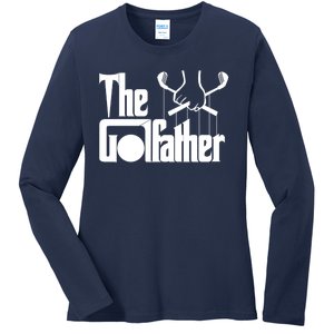 The Golf Father Funny Golfing Ladies Long Sleeve Shirt