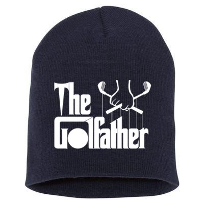 The Golf Father Funny Golfing Short Acrylic Beanie