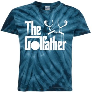 The Golf Father Funny Golfing Kids Tie-Dye T-Shirt