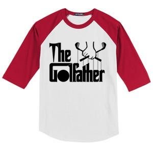 The Golf Father Funny Golfing Kids Colorblock Raglan Jersey