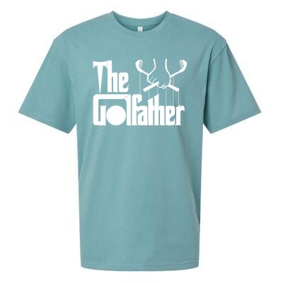 The Golf Father Funny Golfing Sueded Cloud Jersey T-Shirt