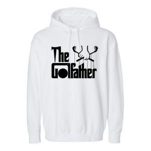 The Golf Father Funny Golfing Garment-Dyed Fleece Hoodie