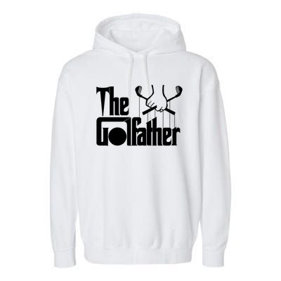 The Golf Father Funny Golfing Garment-Dyed Fleece Hoodie