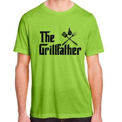 The Grillfather Funny Dad Bbq Gift Adult ChromaSoft Performance T-Shirt