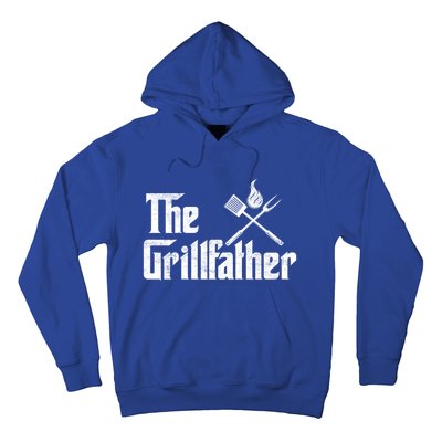 The Grillfather Funny Dad Bbq Gift Hoodie