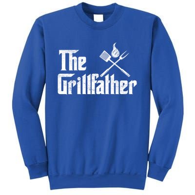 The Grillfather Funny Dad Bbq Gift Sweatshirt