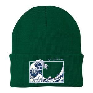 The Great Fibonacci Wave Knit Cap Winter Beanie