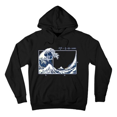 The Great Fibonacci Wave Hoodie