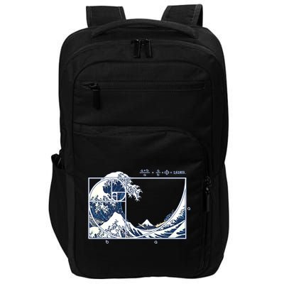 The Great Fibonacci Wave Impact Tech Backpack