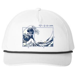 The Great Fibonacci Wave Snapback Five-Panel Rope Hat