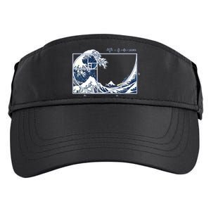 The Great Fibonacci Wave Adult Drive Performance Visor