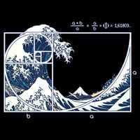 The Great Fibonacci Wave Flat Bill Trucker Hat