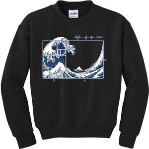 The Great Fibonacci Wave Kids Sweatshirt