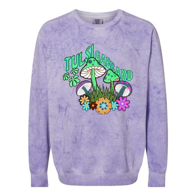 Tulsi Gabbard For President 2024 Colorblast Crewneck Sweatshirt