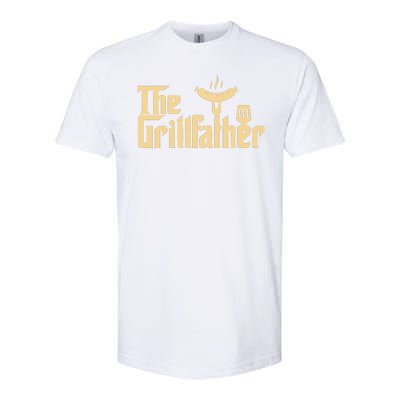 The Grill Father Funny Gift For Dad Fathers Day Softstyle® CVC T-Shirt