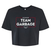 Team Garbage For Trump 2024 Bella+Canvas Jersey Crop Tee