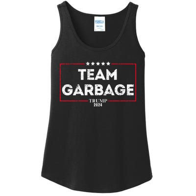 Team Garbage For Trump 2024 Ladies Essential Tank