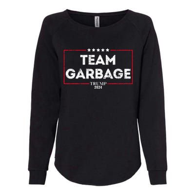 Team Garbage For Trump 2024 Womens California Wash Sweatshirt