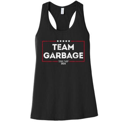 Team Garbage For Trump 2024 Women's Racerback Tank