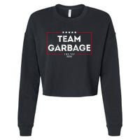 Team Garbage For Trump 2024 Cropped Pullover Crew