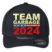 Team Garbage For Trump 2024 Elections 2024 Vote For Trump Flexfit Unipanel Trucker Cap