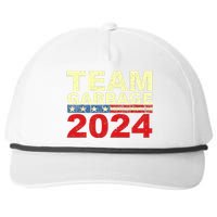 Team Garbage For Trump 2024 Elections 2024 Vote For Trump Snapback Five-Panel Rope Hat