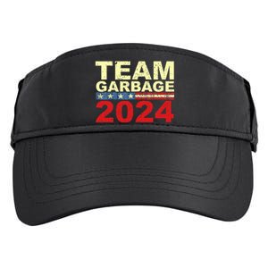 Team Garbage For Trump 2024 Elections 2024 Vote For Trump Adult Drive Performance Visor