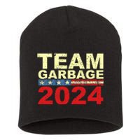 Team Garbage For Trump 2024 Elections 2024 Vote For Trump Short Acrylic Beanie