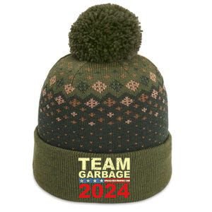 Team Garbage For Trump 2024 Elections 2024 Vote For Trump The Baniff Cuffed Pom Beanie