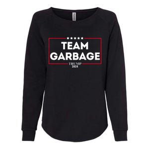 Team Garbage For Trump 2024 Womens California Wash Sweatshirt