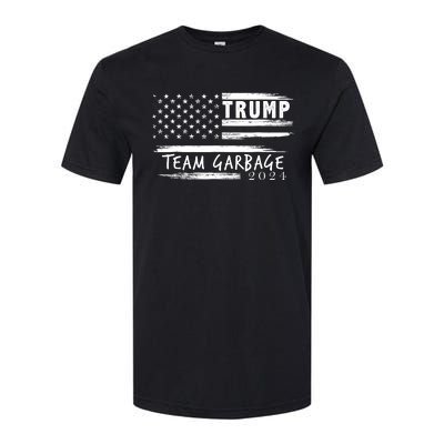 Team Garbage For Trump 2024 Garbage For Trump Votetrump 2024 Softstyle® CVC T-Shirt