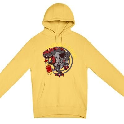 Tequilacool Giftsaur Funny Dinosaur Ing Gift Premium Pullover Hoodie