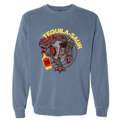 Tequilacool Giftsaur Funny Dinosaur Ing Gift Garment-Dyed Sweatshirt