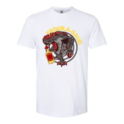 Tequilacool Giftsaur Funny Dinosaur Ing Gift Softstyle CVC T-Shirt